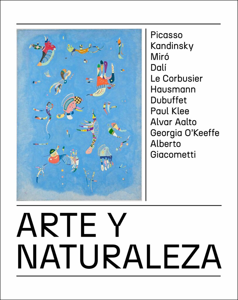 Cartel Arte y Naturaleza en Caixaforum